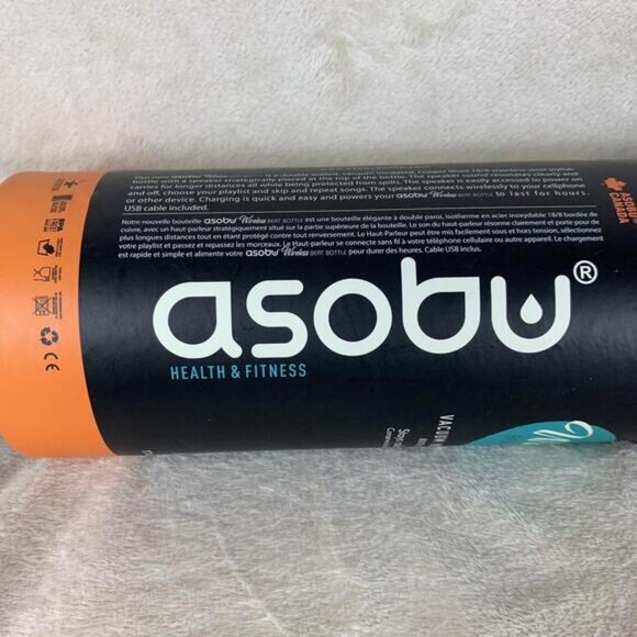 ASOBU Wireless Double Wall Insulated Stainless Steel Bottle Bluetooth Speaker - Picture 3 of 11